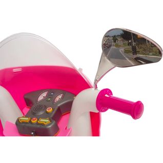 Mini Veiculo Moto Infantil Sprint Turbo 12v Rosa Biemme