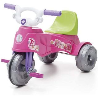Triciclo Calesita Velotri Passeio Pedal E Elétrico Rosa - 1024