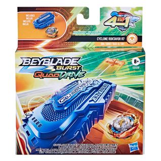 Pião Beyblade Com Lançador Burst 4 Em 1 Quad Drive Astral