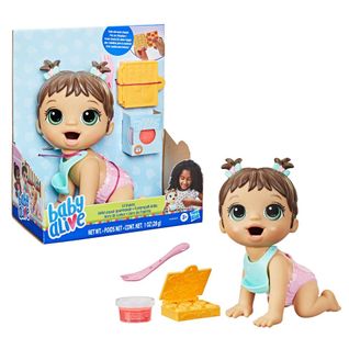 Baby Alive, Boneca Bebê Hora do Suco, Cabelos Castanhos : :  Brinquedos e Jogos