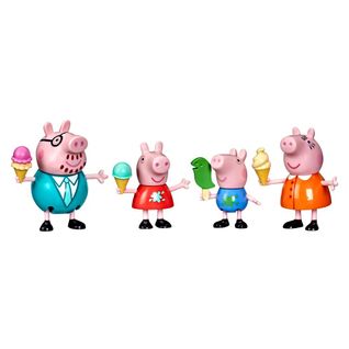 Peppa Dia De Sorvete Com A Família Pig - F2171 - Hasbro - Real