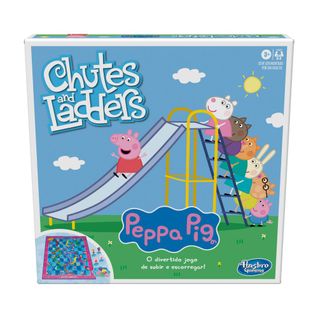Peppa Pig Jogo de Tabuleiro Chutes And Ladders F2927 Hasbro - Pikoka  Brinquedos - Muito mais que diversão!