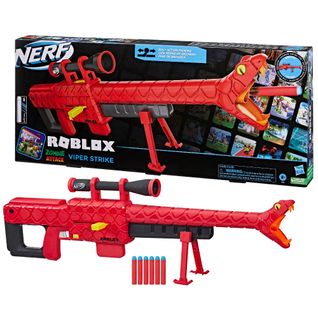 Lançador Nerf Roblox Com Dardos Jailbreak Armory Hasbro em