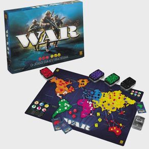 WAR II / GROW - ANTIGO JOGO DE TABULEIRO PARA MAIORES DE 12 ANOS, DE 3A 6